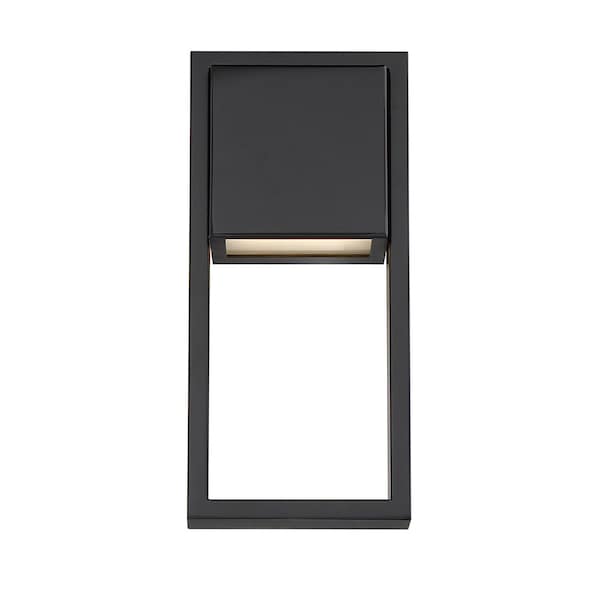 Archetype 12in LED Indoor And Outdoor Wall Light 3000K In Black
